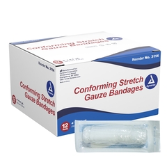 Dynarex Bandage Roll Polyester 4
