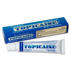 Esba Labs Topical Pain Relief Topicaine 4% Strength Lidocaine Topical Gel 30 Gram