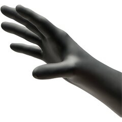 Innovative Healthcare Corporation Exam Glove NitriDerm Ultra Black Large NonSterile Nitrile Standard Cuff Length Textured Fingertips Black Chemo Tested / Fentanyl Tested
