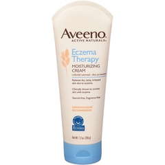 Johnson & Johnson Hand and Body Moisturizer Aveeno&reg; Active Naturals&reg; Eczema Therapy 7.3 oz. Tube Unscented Cream