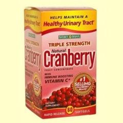 MON890779BX - US Nutrition - Natures Bounty® 12000 Mg Cranberry Softgel Supplements, 60/BX