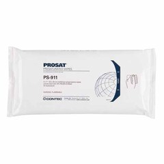 Contec PROSAT Surface Disinfectant Cleaner Premoistened Cleanroom Manual Pull Wipe 30 Count Pouch Alcohol Scent NonSterile, 30 per Bag