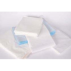 Tidi Products Stretcher Sheet Tidi&reg; Everyday Flat 30 W X 48 L Inch White Tissue / Poly / Polyethylene Film Disposable, 100/CS