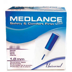 Cambridge Sensors USA Safety Lancet Medlance 21 Gauge Retractable Push Button Activation Finger