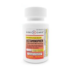 McKesson Pain Relief 650 mg Strength Acetaminophen Tablet 100 per Bottle, 100 EA/BT, 12BT/CS