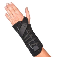 Hely & Weber Wrist Brace Titan Wrist™ Aluminum / Nylon Left Hand Black X-Large, 1/EA