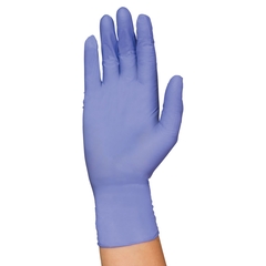 SVS Exam Glove PremierPro Plus Large NonSterile Nitrile Standard Cuff Length Textured Fingertips Blue Chemo Tested, 200/BX