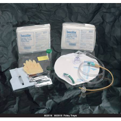MON163030CS - Bard Medical - Indwelling Catheter Tray Bardia Foley 18 Fr. 5 cc Balloon Silicone Elastomer Coated Latex