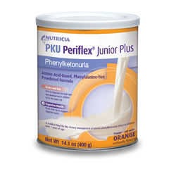 MON954334EA - Nutricia - PKU Oral Supplement Periflex Junior Orange 14.1 oz. Can Powder