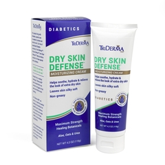 Triderma Hand and Body Moisturizer MD Diabetic Dry Skin Defense 4.2 oz. Tube Unscented Cream, 24 EA/CS