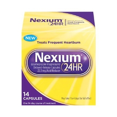 Pfizer Antacid Nexium 24HR 20 mg Strength Delayed-Release Capsule 14 per Bottle