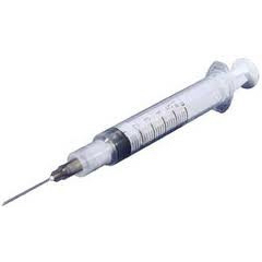 Duopross Meditech Insulin Syringe with Needle InsoSafe&reg; 1 mL 29 Gauge 1/2 Inch Attached Needle Retractable Needle, 100 EA/BX