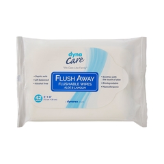 Dynarex Wipe Wet Flushable Jr 5X8 42/BX