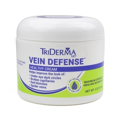 Triderma Skin Correction Cream TriDerma MD Vein Defense 4 oz. Tube Unscented Cream