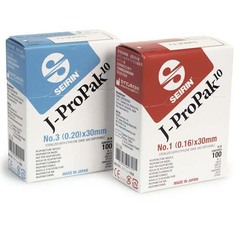 Lhasa OMS Acupuncture Needle Seirin&reg; J-ProPak&reg; 10 1 Japanese Gauge 30 mm Length J-Type, 100/BX