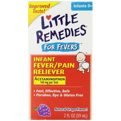 Med-Tech Products Children's Pain Relief Little Remedies&reg; 160 mg / 5 mL Strength Acetaminophen Oral Suspension 2 oz., 1/EA