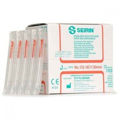 Lhasa OMS Acupuncture Needle Seirin&reg; 8 Japanese Gauge 40 mm Length J-Type, 100/BX