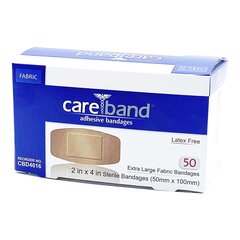 Careband Adhesive Strip Careband 2 X 4 Inch Fabric Rectangle Tan ...