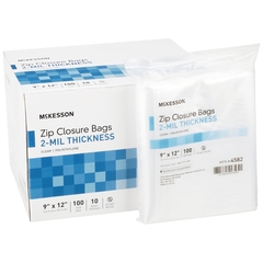 McKesson Zip Closure Bag 9 x 12