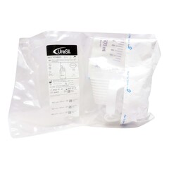 Uresil Suction Drainage Bag Tru-Close&reg; 20 Inch Tubing 500 mL Sterile Anti-Reflux Barrier, 10/BX