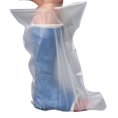 Aquashield Leg Cast and Bandage Protector AquaShield Half Regular Polyurethane 12-1/2 to 16-1/2 Inch Leg Circumference Above Cast, 1/EA