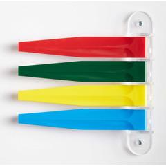 Kull Industries Exam Room Signal Flag Wall Mount 4 Flag 1-1/8 X 7 Inch, 1/EA