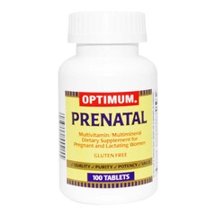 Magno - Humphries Prenatal Vitamin Supplement PNV No. 130 / Iron / Folic Acid 27 mg - 0.8 mg Strength Tablet 100 per Bottle, 1/EA