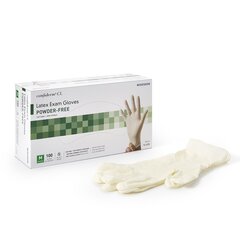 McKesson Confiderm&reg; NonSterile Powder Free Latex Exam Gloves - 100/Box