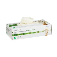 McKesson Exam Glove Confiderm NonSterile Powder Free Latex Textured Ivory Medium Ambidextrous, 1000 EA/CS