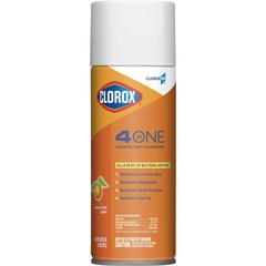 Clorox Professional CloroxPro Clorox 4 in One Surface Disinfectant / Sanitizer Alcohol Based Aerosol Spray Liquid 14 oz. Can Citrus Scent NonSterile
