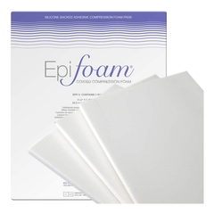 Biodermis Silicone Foam Dressing Epi-foam 7-3/4 X 11-1/2 Inch Rectangle Silicone Gel Adhesive without Border NonSterile, 3/PK