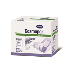 MON900317EA - Hartmann - Adhesive Dressing Cosmopor 3-1/5 X 4 Inch Nonwoven Rectangle White Sterile