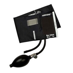 ADC Reusable Blood Pressure Cuff and Bulb Adcuff™ 19 to 27 cm Arm Nylon Cuff Small Adult Cuff, 1/EA