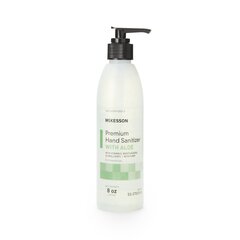 McKesson Premium Hand Sanitizer with Aloe 8 oz. Ethanol Pump Bottle