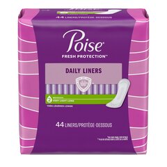 Kimberly Clark Professional Incontinence Liner Poise&reg; 8-1/2 Inch Length Light Absorbency Polyacrylate Female Disposable, 44/PK