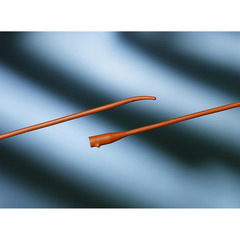 Bard Medical Urethral Catheter Bardia Coude Olive Tip Red Rubber 20 Fr., 100 EA/CS