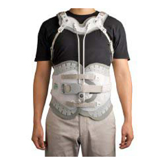Aspen Surgical Products Back Orthosis Horizon™ 456 TLSO One Size Fits Most Buckle Closure / Hook and Loop Closure 24 to 50 Inch Waist Circumference Adult, 1/EA