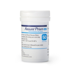 Arkray Blood Glucose Test Strips Assure 100 Strips per Box No Coding Required For Assure Prism Multi Blood Glucose Monitoring System, 600 EA/CS