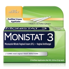 Prestige Medical Vaginal Antifungal Monistat&reg; 3 4% Strength Suppository 3 per Box Bottle