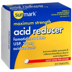 MON769437BX - McKesson - Acid Reducer sunmark® Tablets, 25/BX