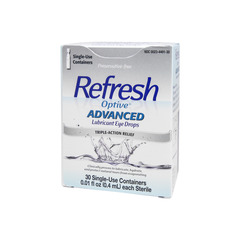 Allergan Pharmaceutical Lubricant Eye Drops Refresh Optive Advanced 0.1 oz., 30 EA/BX