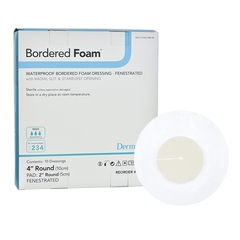 Dermarite Foam Dressing BorderedFoam 4