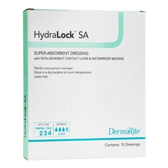 Dermarite Super Absorbent Dressing HydraLock™ Super Absorbent Polymer 6 X10 Inch