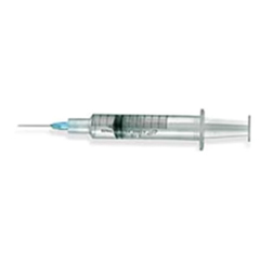 Duopross Meditech Tuberculin Syringe with Needle Baksnap&reg; 1 mL 27 Gauge 1/2 Inch Attached Needle Retractable Needle, 100/BX, 12BX/CS