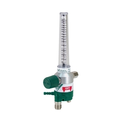 Precision Medical Select Oxygen Flowmeter 0-15 L/min with DISS Female Hex Nut Adaptor