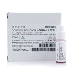 MON1113581BX - McKesson - Control Consult Hb Hemoglobin Normal Level 3 X 1.9 mL, 3 EA/BX