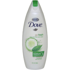 Unilever Dove Liquid Body Wash 12 oz., Cucumber / Green Tea Scent (1106020)
