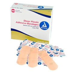 Dynarex Adhesive Bandage Strip Plastic 1
