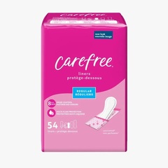 Energizer Personal Care Panty Liner Carefree&reg; Regular Absorbency, 54/PK