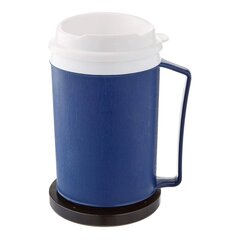 Performance Health Drinking Mug 12 oz. Blue Plastic Reusable, 5/PK